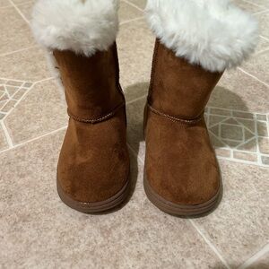 Toddler girls fur boots